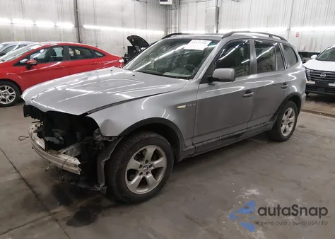 2007 BMW X3 3.0Si z USA, uszkodzony, nr VIN WBXPC93467WF07894